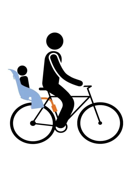 Kinderzitje achter Thule Yepp Nexxt Maxi voor framebevestiging (FM) - chocolate brown