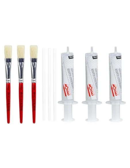 Set met 3 spuitjes en 3 kwastjes voor de Cyclon Grease Bar