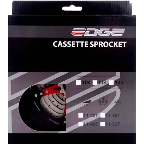 Cassette 11 speed Edge CSM9011 11-52T - zilver/zwart