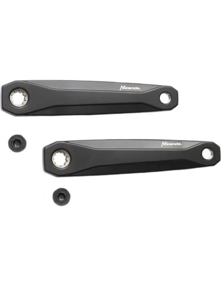 Crankset (links en rechts) Miranda Lambda - met 170mm crankarm - Bosch3 Offset - zwart