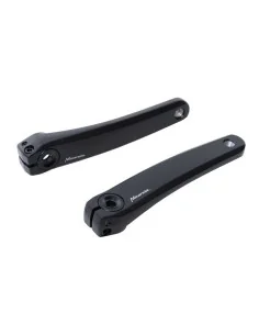 Crankset (links en rechts) Miranda Delta S voor Shimano Steps - met 170mm crankarm - zwart