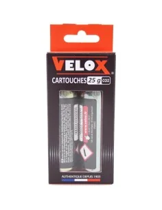 CO2 cartridge Velox met draad 25 gram - 2 stuks in blister