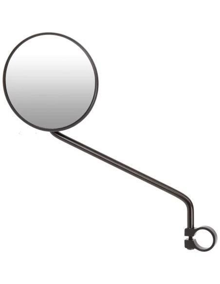 Spiegel Ergotec M-55L lange Arm 105mm staal - zwart gezandstraald