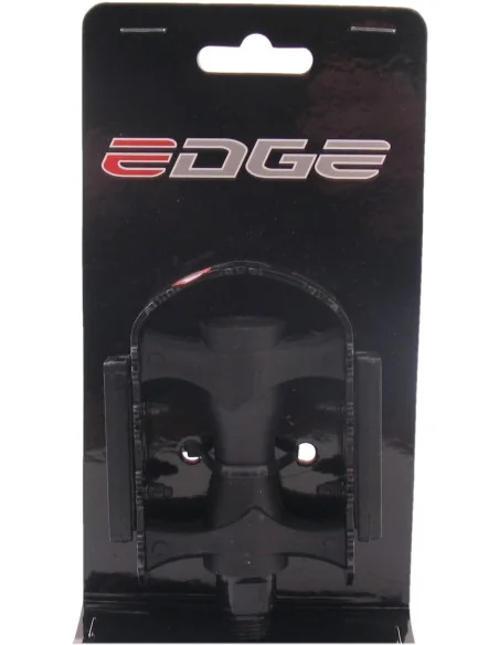 Pedaalset MTB Edge kunststof met ijzeren rand - zwart