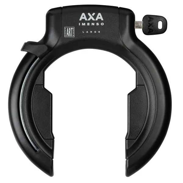 Ringslot Axa Imenso X Large Retractable - zwart