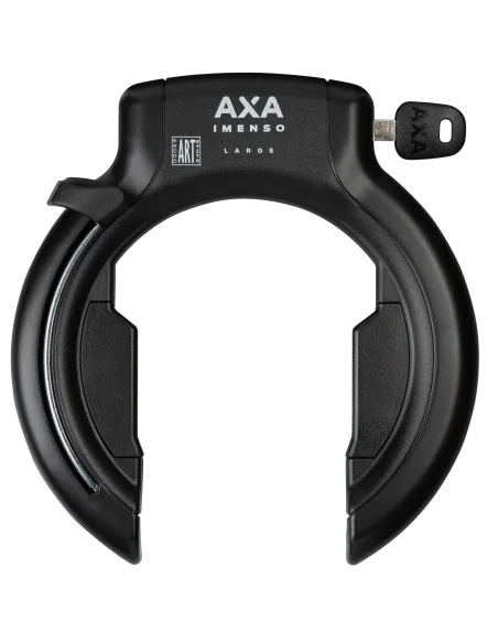 Ringslot Axa Imenso X Large Retractable - zwart