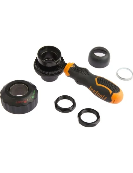 Balhoofdmoersleutel 32/36mm IceToolz 240NX10 voor Post-Modern of Shimano balhoofd lock systemen