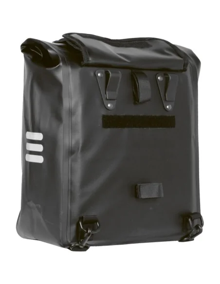 100% Waterproof rugzak/fietstas Greenlands 23 liter 31 x 50 x 15 cm - zwart