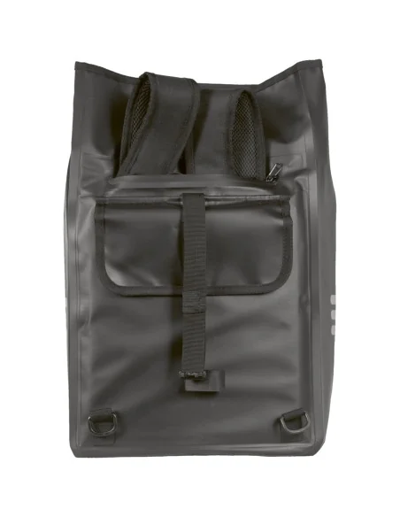 100% Waterproof rugzak/fietstas Greenlands 23 liter 31 x 50 x 15 cm - zwart