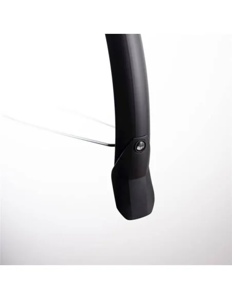 Achterspatbord 28" Eurofender Lampo 58mm breed - mat zwart