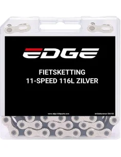 Fietsketting 11 speed Edge CHN-004 met 116 schakels - zilver