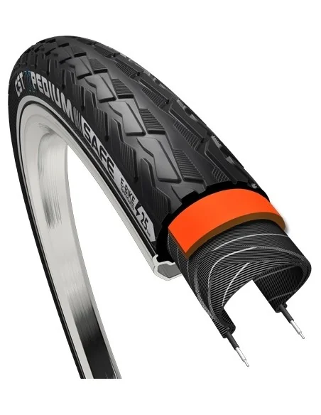 Buitenband CST Xpedium Safe 28 x 1.50" / 40-622 mm - zwart met reflectie