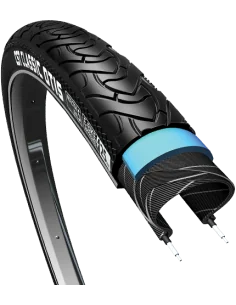 Buitenband CST Otis 3 28 x 1 ½" / 40-635mm anti-lek - zwart met reflectie