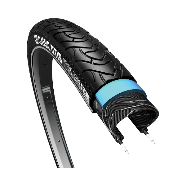 Buitenband CST Otis 3 28 x 1 ½" / 40-635mm anti-lek - zwart met reflectie
