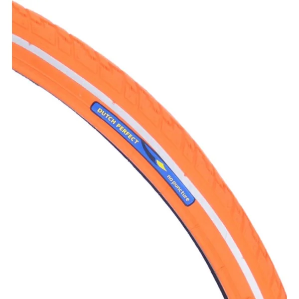 Buitenband Dutch Perfect 28 x 1.40" / 40-622mm anti-lek - orange met reflectie