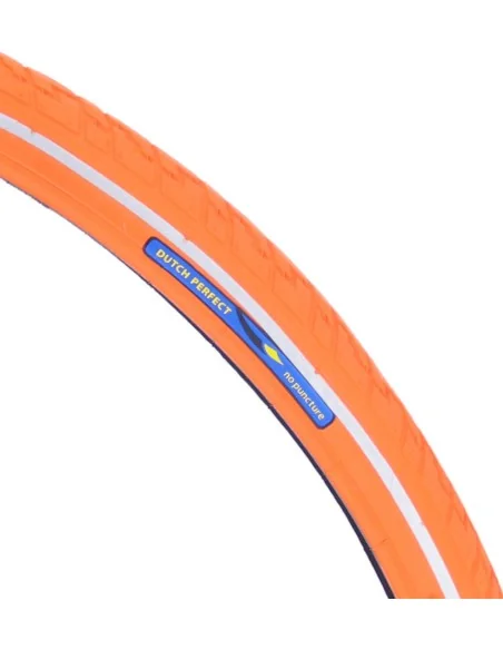 Buitenband Dutch Perfect 28 x 1.40" / 40-622mm anti-lek - orange met reflectie