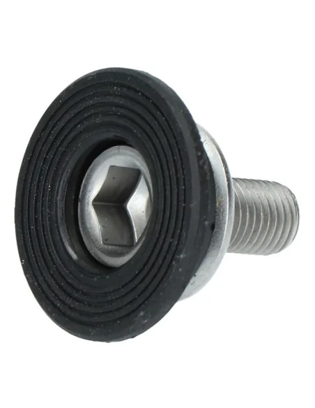 Crank bevestigingsbout met afdekkap Shimano FC-TX501 / FC-TY501 - Zwart/Zilver