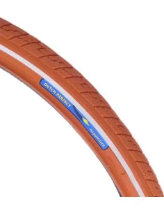Buitenband Dutch Perfect 28 x 1.40" / 40-622mm anti-lek - bruin met reflectie