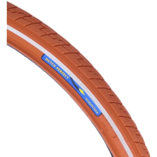 Buitenband Dutch Perfect 28 x 1.40" / 40-622mm anti-lek - bruin met reflectie