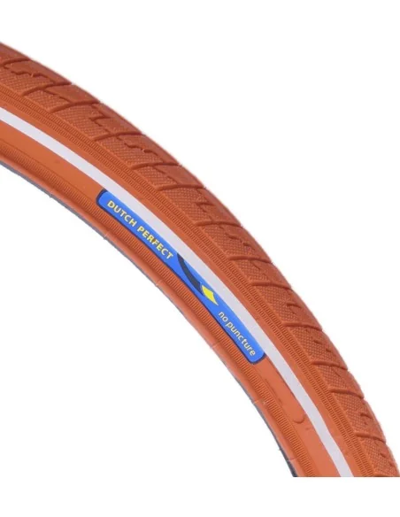 Buitenband Dutch Perfect 28 x 1.40" / 40-622mm anti-lek - bruin met reflectie