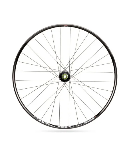 Wielset Rodi TRYP 25 27.5" met steekas 15x100 en snelspanner 9x135 - 6 bouts remschijfbevestiging - 8/9/10/11 speed - zwart