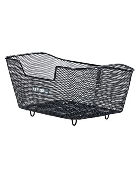 Fietsmand Basil Base M met WSL-systeem 30 x 42 x 21 cm - zwart
