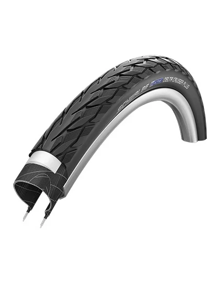 Buitenband Schwalbe Delta Cruiser Plus PunctureGuard 28 x 1.40" / 37-622mm - zwart met reflectie