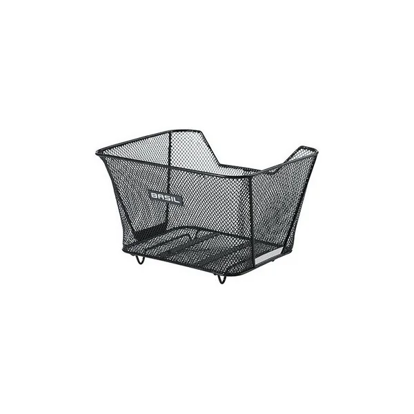 Fietsmand Basil Lesto met WSL-systeem 32 x 41 x 25 cm - zwart