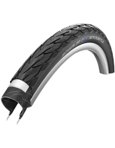 Buitenband Schwalbe Delta Cruiser Plus PunctureGuard 28 x 1.75" / 47-622mm - zwart met reflectie