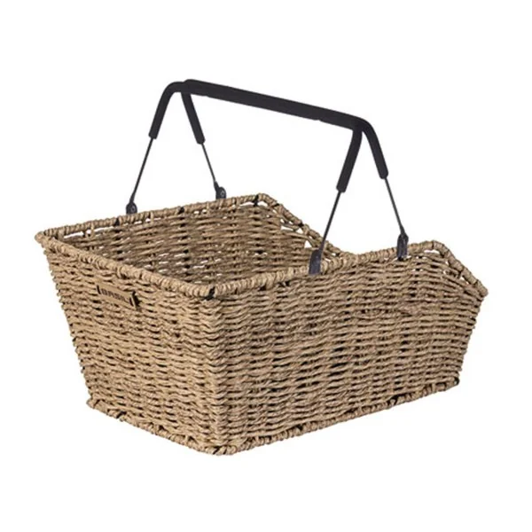 Fietsmand Basil Cento Rattan Look Multi 47 x 34 x 26 cm - seagrass