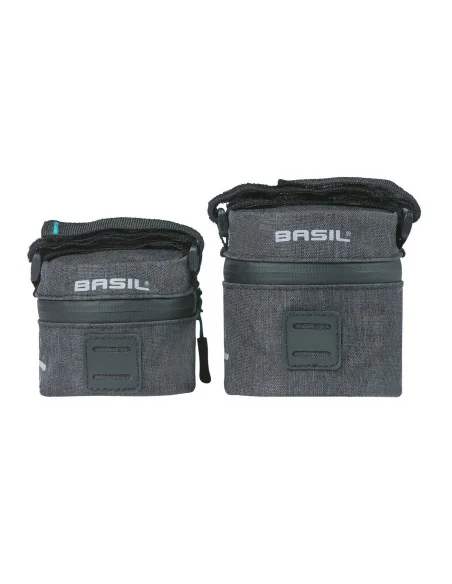 Zadeltas S Basil Discovery 365D 0.5 liter 7 x 8 x 14 cm - zwart melee