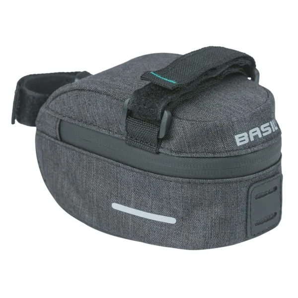 Zadeltas S Basil Discovery 365D 0.5 liter 7 x 8 x 14 cm - zwart melee