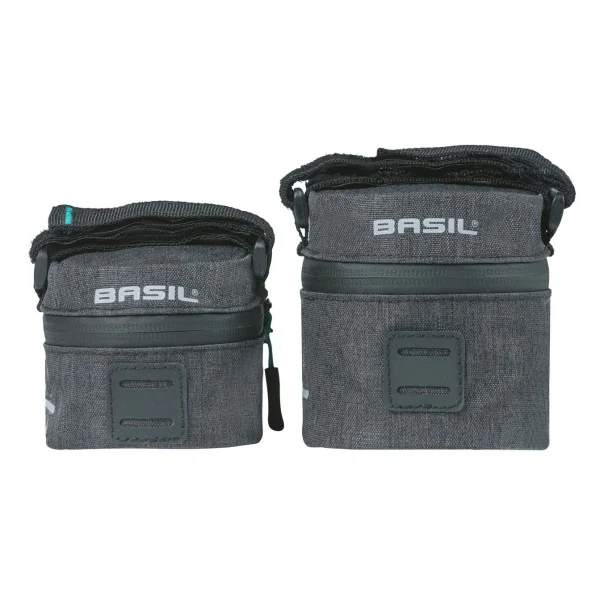 Zadeltas M Basil Discovery 365D 1.0 liter 10 x 9 x 15 cm - zwart melee