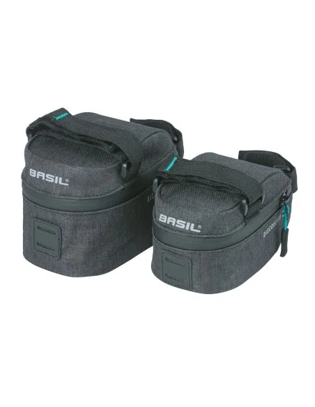 Zadeltas M Basil Discovery 365D 1.0 liter 10 x 9 x 15 cm - zwart melee