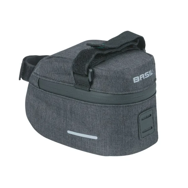 Zadeltas M Basil Discovery 365D 1.0 liter 10 x 9 x 15 cm - zwart melee