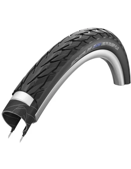 Buitenband Schwalbe Delta Cruiser Plus Puncture Guard 28 x 1.10" / 28-622 mm - zwart met reflectie