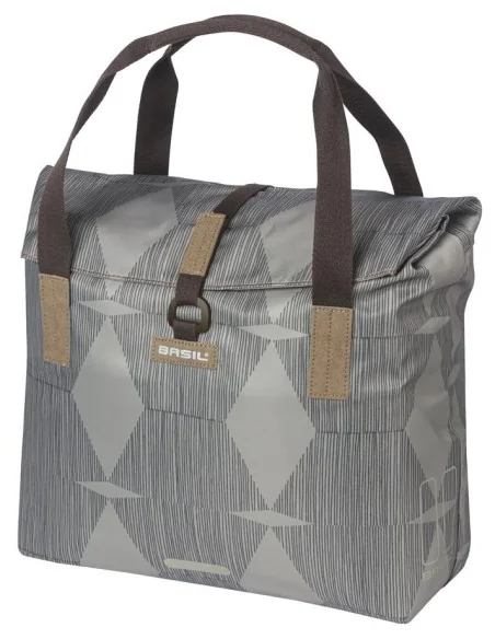 Fietsshopper Basil Elegance 20-26 liter 39 x 39 x 17 cm - chateau taupe
