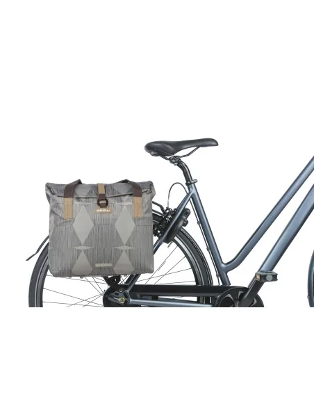 Fietsshopper Basil Elegance 20-26 liter 39 x 39 x 17 cm - chateau taupe