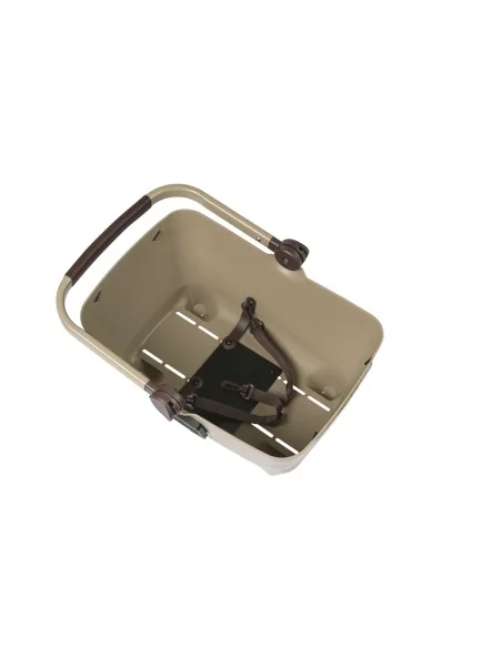 Hondenfietsmand Basil Buddy KF 32 liter 45 x 32 x 22 cm - biscotti brown