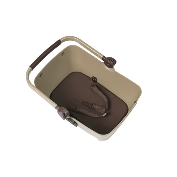 Hondenfietsmand Basil Buddy KF 32 liter 45 x 32 x 22 cm - biscotti brown