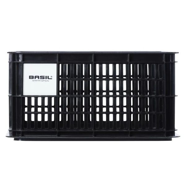 Gerecyclede fietskrat Basil Crate S 17.5 liter 29 x 39 x 20 cm - black