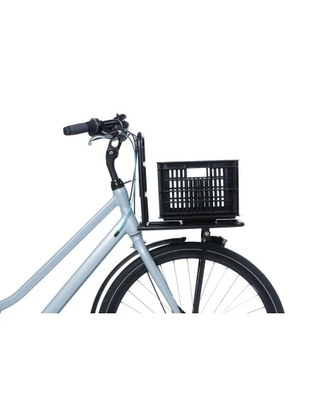 Gerecyclede fietskrat Basil Crate S 17.5 liter 29 x 39 x 20 cm - black