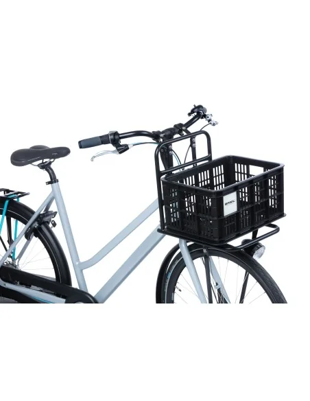 Gerecyclede fietskrat Basil Crate S 17.5 liter 29 x 39 x 20 cm - black