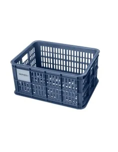 Gerecyclede fietskrat Basil Crate S 17.5 liter 29 x 39 x 20 cm - bluestone
