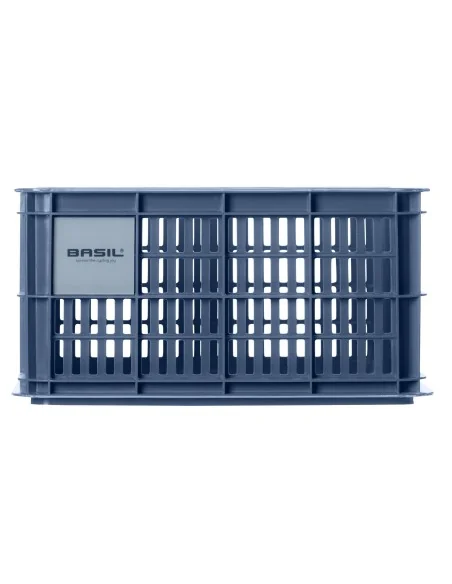 Gerecyclede fietskrat Basil Crate S 17.5 liter 29 x 39 x 20 cm - bluestone