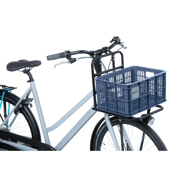 Gerecyclede fietskrat Basil Crate S 17.5 liter 29 x 39 x 20 cm - bluestone
