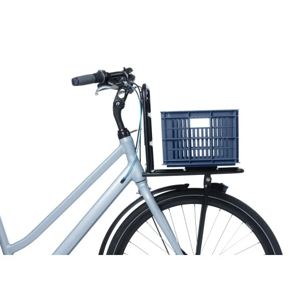 Gerecyclede fietskrat Basil Crate S 17.5 liter 29 x 39 x 20 cm - bluestone