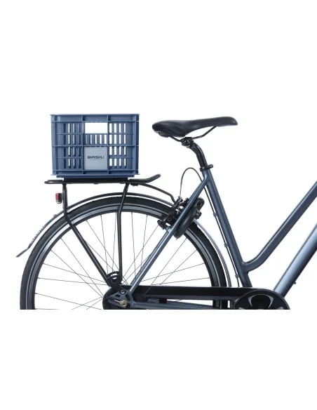Gerecyclede fietskrat Basil Crate S 17.5 liter 29 x 39 x 20 cm - bluestone
