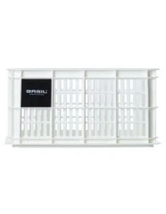 Gerecyclede fietskrat Basil Crate S 17.5 liter 29 x 39 x 20 cm - bright white 2