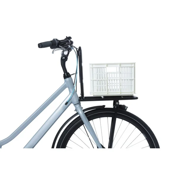 Gerecyclede fietskrat Basil Crate S 17.5 liter 29 x 39 x 20 cm - bright white
